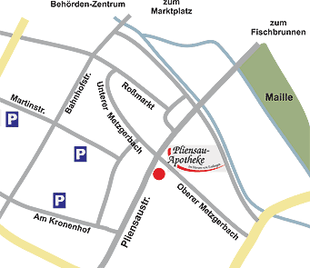 Karte Anfahrt
